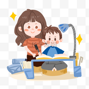 做作业卡通图片_做作业卡通素材-做作业卡通图片大全-千库网