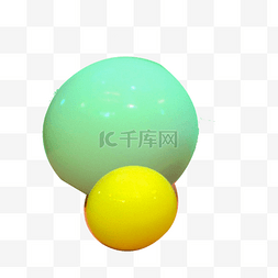 3D立体圆球免抠图