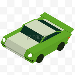 25D绿色小车
