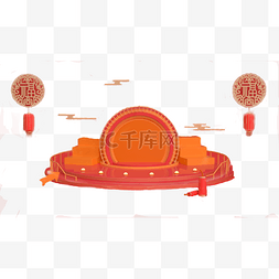 鞭炮插画图片_祥云舞台