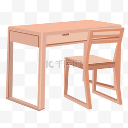 桌椅木质图片_木质黄色桌椅