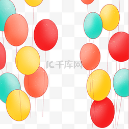 梦幻气球图片_彩色气球