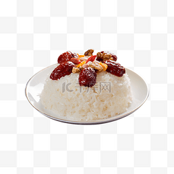 传统的红枣八宝饭杂粮中式美食