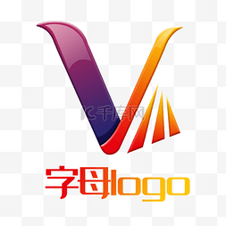 彩色字母v图片_彩色字母LOGO