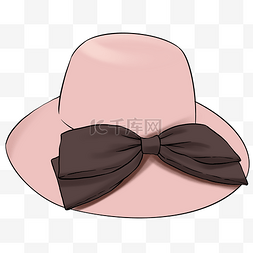 戴草帽的男图片_夏季粉色遮阳帽子