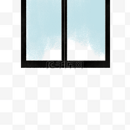 玻璃窗图片_玻璃窗卡通png素材
