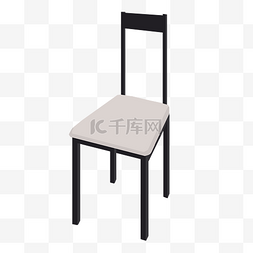 餐椅椅子家具插画