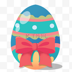 彩色鸡蛋复活节
