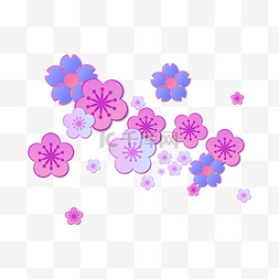 粉色印花组合