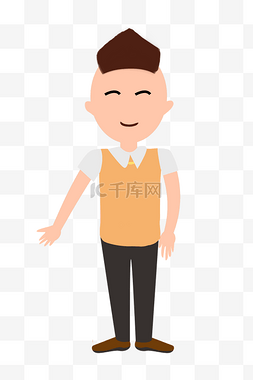 上班小男孩