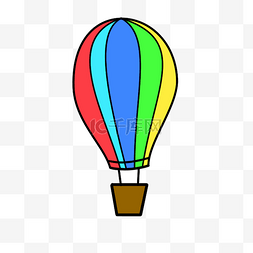 彩色气球图片_PPT文本框装饰图像