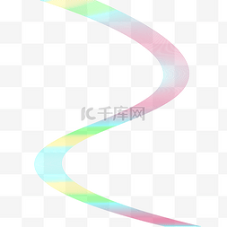 彩带图片素材库图片_线条彩带光带螺旋曲线发光光效