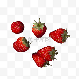 新鲜美味的草莓好吃