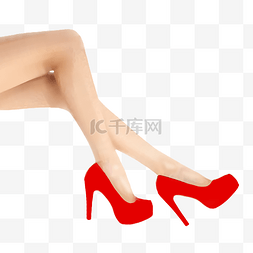 高跟鞋小腿图片_性感女性美腿