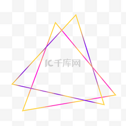 三角形手绘图形