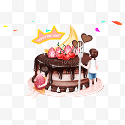 男孩生日蛋糕图片_生日蛋糕生日快乐