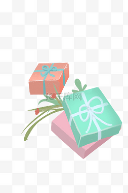 礼品中国元素图片_礼品盒子包裹包装蝴蝶结装饰少女