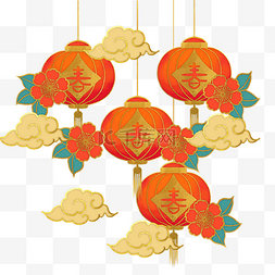 新年春节灯笼挂饰