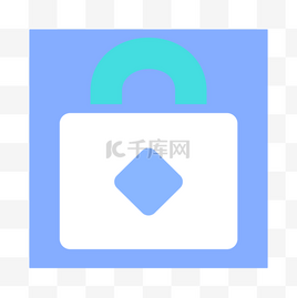 高级大门锁图标icon设计素材-高级大门锁图标模板下载-千库网