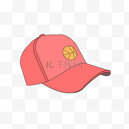 棕色鸭舌帽图片_红色的运动遮阳帽