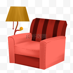 红色布艺沙发图片_红色沙发装饰