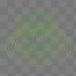 绿色光圈图片_科技绿色光圈