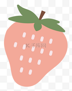 可爱手绘草莓图片_可爱手绘水果草莓png