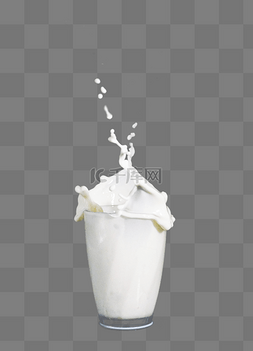 纯白色元素图片_纯牛奶