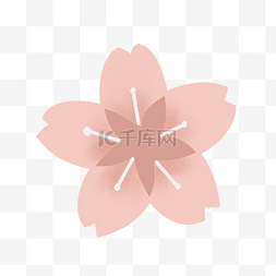 粉色三月图片_手绘小清新樱花花瓣