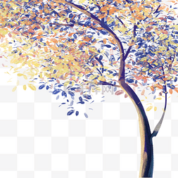 彩色大树