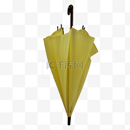 一把黄色的拐杖伞