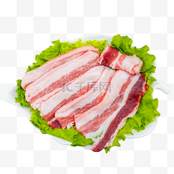 韩式烤肉卡通图片_烤肉五花肉