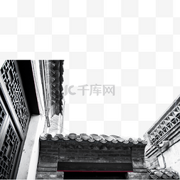 中式建筑墙图片_经典的江南水乡建筑