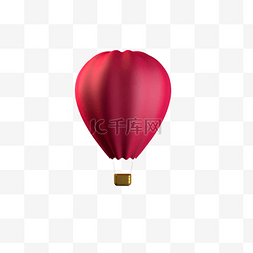 红色氢气球