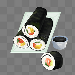 寿司卡通图片_寿司卡通食物