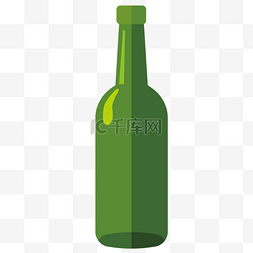 彩色环保酒瓶图标矢量ui素材