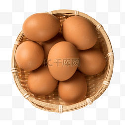 筐里的鸡蛋
