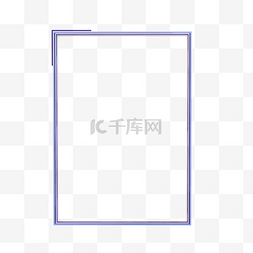 紫色c4d边框图片_C4D简约渐变边框