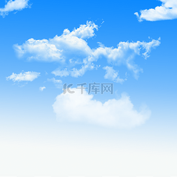 蓝天白云元素图片_蓝天白云天空天空