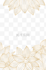 线描金线花边边框