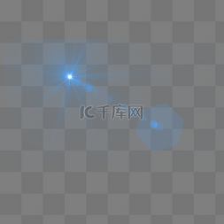 炫酷蓝色光效图片_蓝色科技感光效