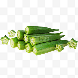 绿色餐饮菜蔬秋葵