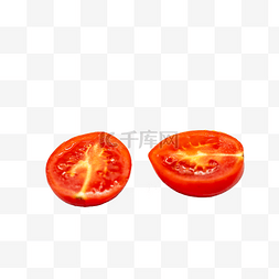 切开的圣女果小番茄西红柿