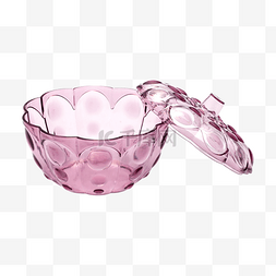 带盖水晶碗玻璃碗水果盘