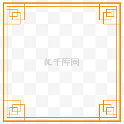 古风金色大气边框