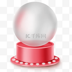立体水晶球