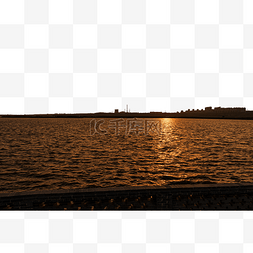 运城盐湖夕阳景观
