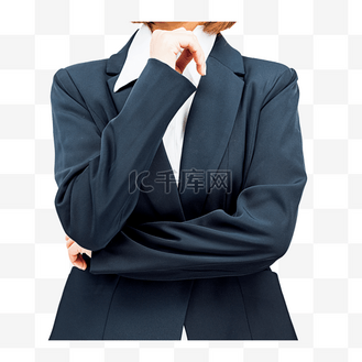 托腮手势图片_托腮手势素材-托腮手势图片大全-千库网