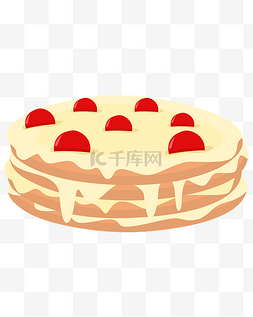 ins蛋糕图片_童趣草莓生日蛋糕
