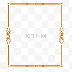 正方形欧式边框装饰